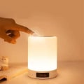 Miniatyrbild 1 av 4: Touch sänglampa, Bluetooth högtalare med ljus, musik, klocka, alarm och radio allt-i-ett, Bästa födelsedag jul alla hjärtans presenter för män, kvinnor, pojkar