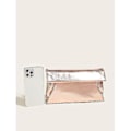 Miniatyrbillede 3 af 4: Dame Clutch Aften Taske Pu Læder Fest Aften Daglig Date Metallisk Rosaguld Rose Gold