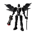 Miniatyrbillede 1 af 4: Ny opgradering T13 Action Figur, Titan 13 Action Figur, Robot Action Figur, 3D Printet Action Black