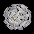 Miniatyrbilde 2 av 11: 500 stk. Ballerina-negletips i melkehvit, løsnegler, akryltips