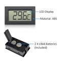 Miniatyrbild 5 av 5: Digital LCD-termometer -50c - +110c temperaturvakt med 1 m Ntc-sond för kyl, frys, f