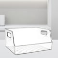 Miniatyrbillede 3 af 5: Gennemsigtig skuffeboks Sæber Håndklæder Dåser Vitrineskab Køleskab Organizer Boks Opbevaringsboks til Badeværelse Hjemmeskabe Bordplader 21.5cmx21.5cmx13.5cm