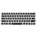 Miniatyrbillede 1 af 5: 1 Sæt Keycaps US Layout Til Macbook Pro 13\" A1708 2016 2017
