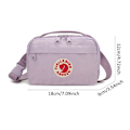 Pikkukuva 3 / 4: Naisten ja Miesten Pieni Canvas Vyölaukku Fanny Pack Vyölaukku Purple