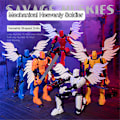 Miniatyrbillede 1 af 3: Ny opgradering T13 Action Figur, Titan 13 Action Figur, Robot Action Figur, 3D Printet Action Red