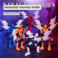 Miniatyrbillede 2 af 4: Ny opgradering T13 Action Figur, Titan 13 Action Figur, Robot Action Figur, 3D Printet Action Black