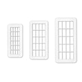 Miniatyrbild 1 av 5: Kakform Kakform Fondantformar, Geometriska Kakformar För Födelsedagstårta Cupcake Dekoration Rektangulär Präglingsremsa Rectangular embossing strip