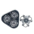 Miniatyrbilde 3 av 5: Erstatningsbarberhode for S1000 S1010 S1020 S1050 S1060 S1070 Series 1000-blad reservekutter Black  Silver