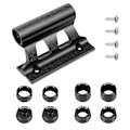Miniatyrbillede 3 af 5: Cykel Gaffelmontering Quick Release Gaffelmontering Lastbil Cykelholder Fast Clip Bagagebærer Med Gennemgående A
