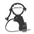 Miniatyrbilde 4 av 4: Lommelykttilbehør 360 graders lommelykt Lommelykt Holder Clamp Clip