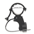 Miniatyrbillede 4 af 4: Lommelygtetilbehør 360 graders lommelygte Lommelygteholder Clamp Clip