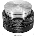 Miniatyrbillede 2 af 5: 2024 51mm Kaffe Tamper Rustfrit Stål Rustfri Espresso Tamper Kaffebønne Presseværktøj