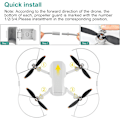 Miniatyrbilde 3 av 5: Mini 2 SE Propellbeskyttelse for DJI Drone Propell, Sikkerhetstilbehør for DJI Mini 2 SE/Mini 2/ Mini SE/Mavic Mini Propeller Beskytter Drone Tilbehør