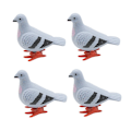 Miniatyrbilde 2 av 3: 4 stk. Tegneserie Opptrekkbare Leker Barn Tidlig Due Urverk Leke Dekorativt Ornament