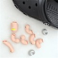 Pikkukuva 4 / 4: Kengänkoristeet Varpaat, Clog-koriste, Crocs-tarvikkeet, Epänormaalin muotoiset varvaskoristeet, Hauskat lahjat Skin