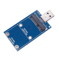 Miniatyrbilde 5 av 5: Msata til USB 3.0 harddisk-etui Msata USB-adapter Ekstern solid state disk-adapter Støtter 30x30