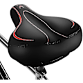 Miniatyrbillede 1 af 3: Oversized cykelsæde, komfortabelt cykelsæde - Universal udskiftning cykelsadel - Vandtæt læder cykelsæde med ekstra polstret memory skum - Bi