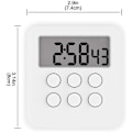 Miniatyrbilde 2 av 5: Kjøkken Timer Magnetisk Digital Timer Og Stoppklokke Kjøkken Alarm Timer Korttidsalarmklokke Med Lyd Og Lyssignal, Ideell Kjøkken Timer Timer C