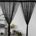 Miniatyrbilde 9 av 10: Stringgardin Hengende perlegardiner LYST KAFFE light coffee