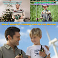 Miniatyrbild 3 av 5: Walkie Talkies för Barn 8 Kanaler 3 Km Lång Räckvidd Genial Kommunikationsgadget som Förebygger Närsynthet Leksaker Bästa Födelsedagspresenter för 4-6 Åriga Pojkar Passar
