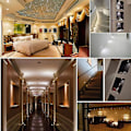 Miniatyrbillede 2 af 5: Sorte 9 stk. Mini 12V 1W LED Loftlys Indbyggede Spotlights IP65, 3000K (120, Varmt Hvidt).