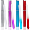 Miniatyrbillede 1 af 5: 4 stk. Sæt Glas Neglefile Professionelle Gradient Farve Krystal Neglefile Med Etuier Dobbeltsidet Neglefile Fingernegl/tånegl Plejeværktøjer Til Hjemmet