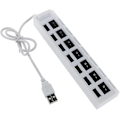 Pikkukuva 1 / 4: Nopea USB-keskitin 7 portilla ja sinisellä LED-merkkivalolla