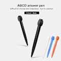 Miniatyrbillede 5 af 5: Fidget Spinner Pen Fidget Pen Spinner med ABCD Rotationshætte Hjælp Beslutningsfatning Anti Stress Angst Reducerende Kuglepenne Gadget Kreativ Stress Re Mixed color 4pcs