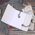 Miniatyrbillede 2 af 5: Til Min Datter Fra Mor/Far - Graveret Læderjournal Notebook Med Bogmærke Rejse Forretningsdagbog Bog Gave MOM