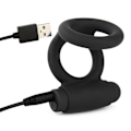 Miniatyrbillede 1 af 5: Vibrerende ring til mænd med fingersug, bærbar automatisk massager, 10 hastigheder