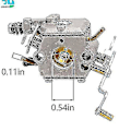 Miniatyrbillede 5 af 5: Zama C1m W47 Forgaser Kit Poulan Pp5020av