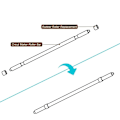 Miniatyrbillede 5 af 5: Gummirulle udskiftning kompatibel med Cricut Maker/Maker 3, Mat Guide Gummibånd til Cricut reparation