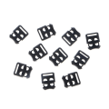 Miniatyrbilde 2 av 5: 10 stk/parti Sklisikker skolisser Spenne Clip Stopper Tau Clip Clamp Snor Kabellås