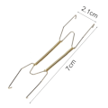 Miniatyrbillede 5 af 5: Tallerkenophæng Krog Fjeder Afmonterbar Rustfri Stål husholdnings Tallerkenophæng til Hjemmet 25-28cm 9.8-11 Plate Hg2729