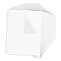Pikkukuva 1 / 5: Sublimointivinyyli 100 kpl Sublimointitarrat Kiiltävä Valkoinen 8,5 tuumaa X 11 tuumaa Tarrapaperi Musteelle