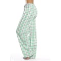 Pikkukuva 2 / 4: Naisten taskulliset pyjamahousut, naisten pehmeät flanelliruudulliset pyjamahousut green M