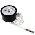 Miniatyrbilde 4 av 5: 52mm Dial Termometer Kapillær Temperaturmåler Med 1.15m Sensor 0-120 Grader Celsius For Måling