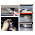 Miniatyrbillede 4 af 5: 2 stk. LED Dør Velkomst Advarselslys Projektor Laser Ghost Shadow Logo Lys Til Skoda Superb 2009 2010 2011 2012 2013 2014 2015