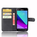 Miniatyrbillede 4 af 4: Samsung Galaxy Xcover 4 SM-G390F Flip Cover Retro PU Læder Wallet med Støttefunktion Stødsikkert Cover - Bla