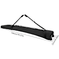 Miniatyrbilde 2 av 5: Snowboardbag for reise - Snowboardbag med hjul og 360° full polstring - Sammenleggbar snowboardutstyr passer til brett, bindinger, støvler, jakke