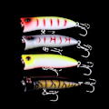 Miniatyrbillede 3 af 5: 20-pak Fiskestop Wobblere, Minnows Blandet, Crankbait Multifarvet