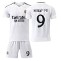2425 Real Madrid fodboldtrøje Mbappe trøjesæt [qb] 24(130-140cm)