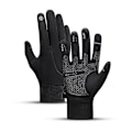 Miniatyrbillede 1 af 5: Comfyhands Vinter Varme Vindtætte Vandtætte Skridsikre Termiske Touch Screen Handsker Mænd Kvinder Black m