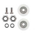 Miniatyrbillede 1 af 5: 30 mm Diameter Elite Drivhusdør Hjul Udskiftningssæt