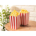 Miniatyrbillede 5 af 5: 25 stk. Popcorn Favor Æsker, Stribede Papir Popcorn Æsker Pap Candy Beholder Til Fødselsdag Teater Tema Fester