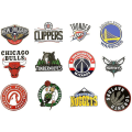 Miniatyrbilde 3 av 5: NBA Klistremerke (50 Ark) NBA Basketball For Smarttelefoner, Sykler, Sparkesykler, Ski, Bagasje.