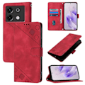 Miniatyrbild 1 av 5: Präglat PU-fodral för Infinix Zero 30 5G Red