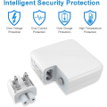 Miniatyrbillede 4 af 5: 60w Mac Book Pro-oplader - Erstatning 60w L-tip Mac-oplader Gammel Mac Book-oplader, universal strømadapter L-type kompatibel med Mac Book Pro 13 tommer