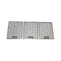 Miniatyrbillede 5 af 5: 3 stk. Belling Universal 320 x 260 mm Metal Kogepladeemhætte Fedtfilter