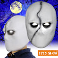 Miniatyrbillede 2 af 5: Moon Knight Marc Specto LED Maske Cosplay Latex Hjelm Party Halloween Bar Tilbehør